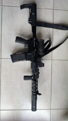 556MM-RADICAL-AR15-WITH-RED-DOT-SCOPE-TACTICAL-LIGHT-SILINCER