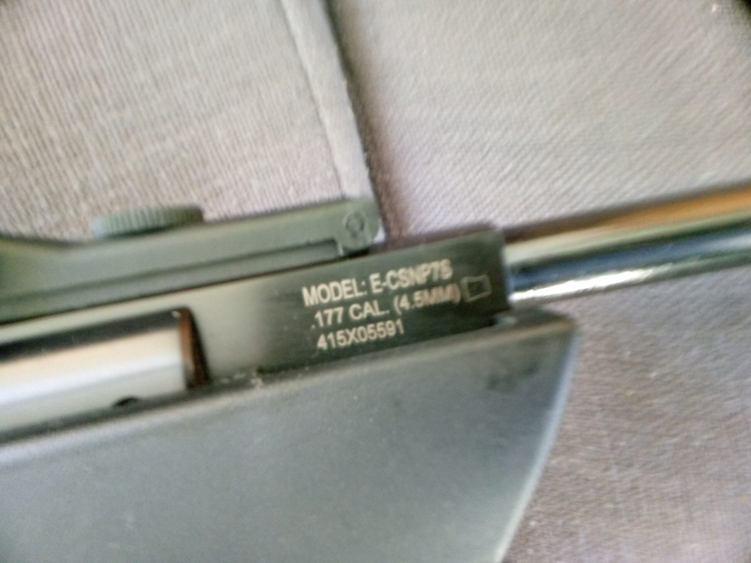SHOCKWAVE 17 CAL AIR RIFLE LIKE NEW