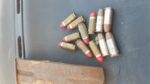 9mm Luger single action, safest gun at home.