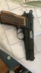 9mm Luger single action, safest gun at home.