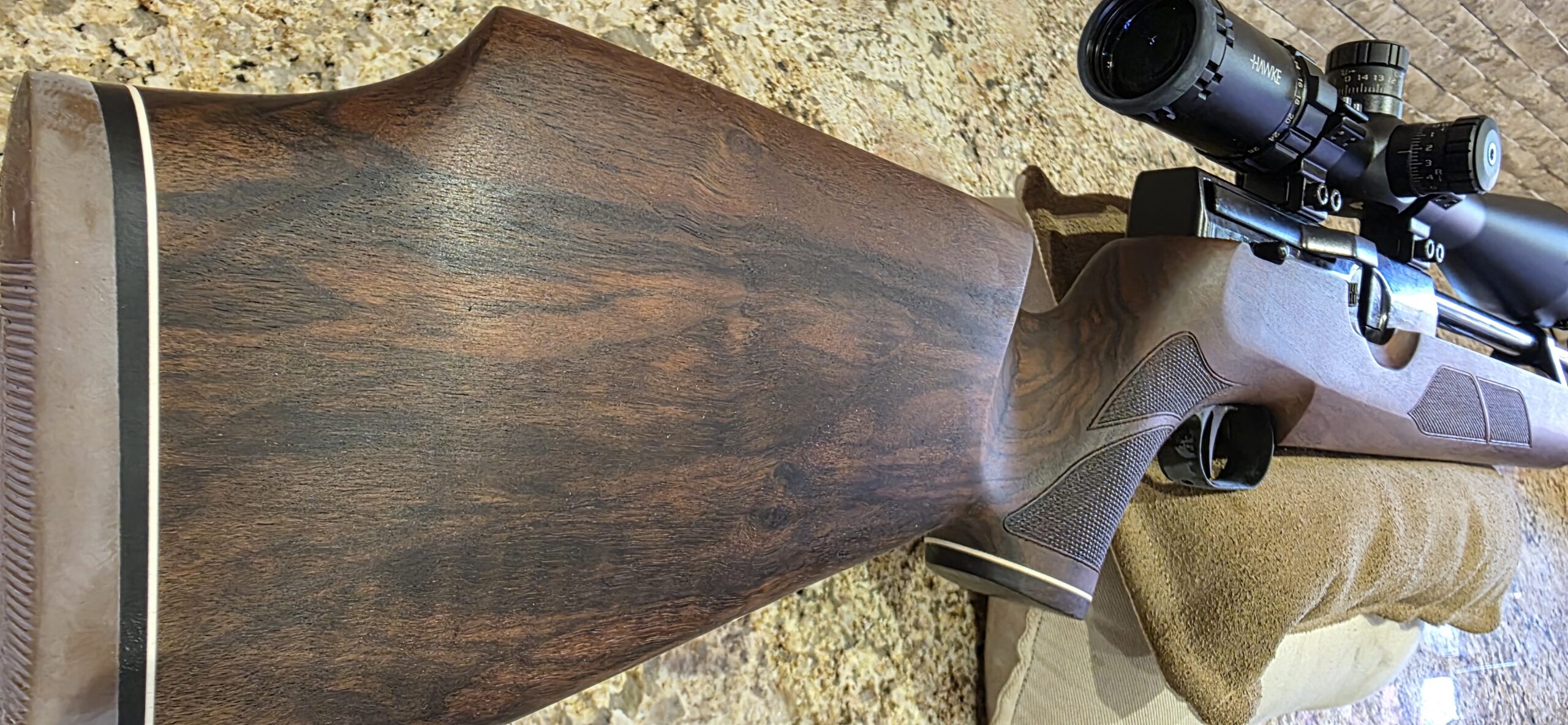Weihrauch HW100S 4.5mm PSP , with Hawke Sidewinder 8-32×56 SF SR Pro scope