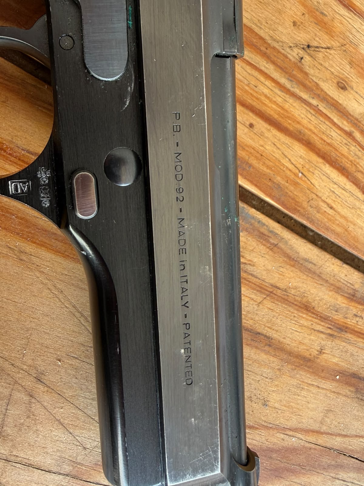 P.Beretta 9mm Pistol