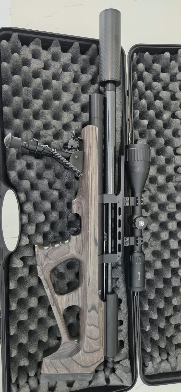 FX Wildcat MK2 Laminate Grey 5.5mm + Hawke Scope